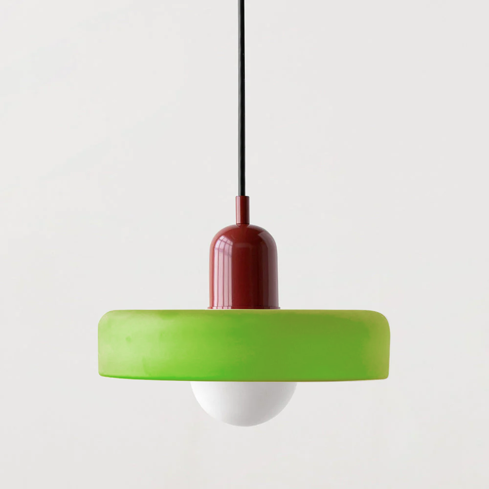 Innenbeleuchtung: Pendelleuchte, Buntglas, Bauhaus, für ein stilvolles Ambiente.