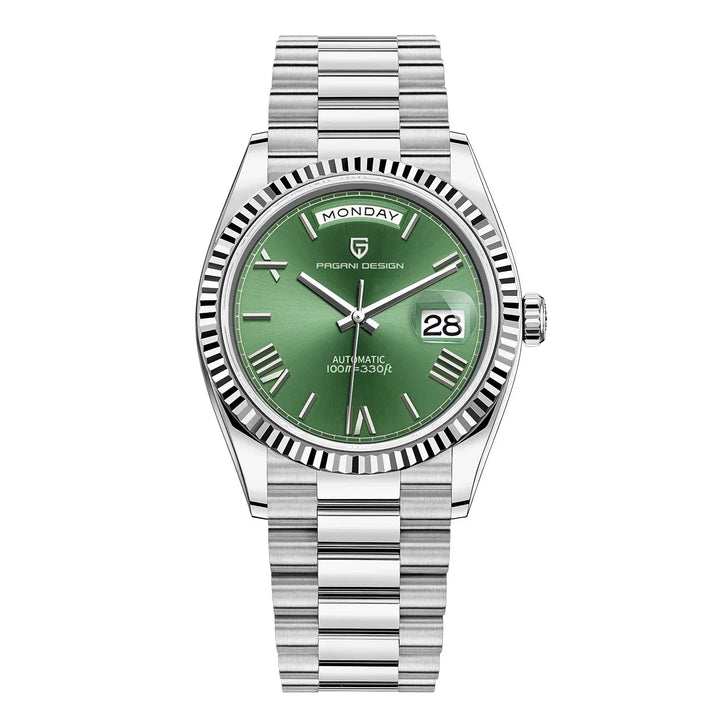 Zeitlose Herrenuhr mit Automatik, selbstaufziehend, perfekt für jeden Anlass.