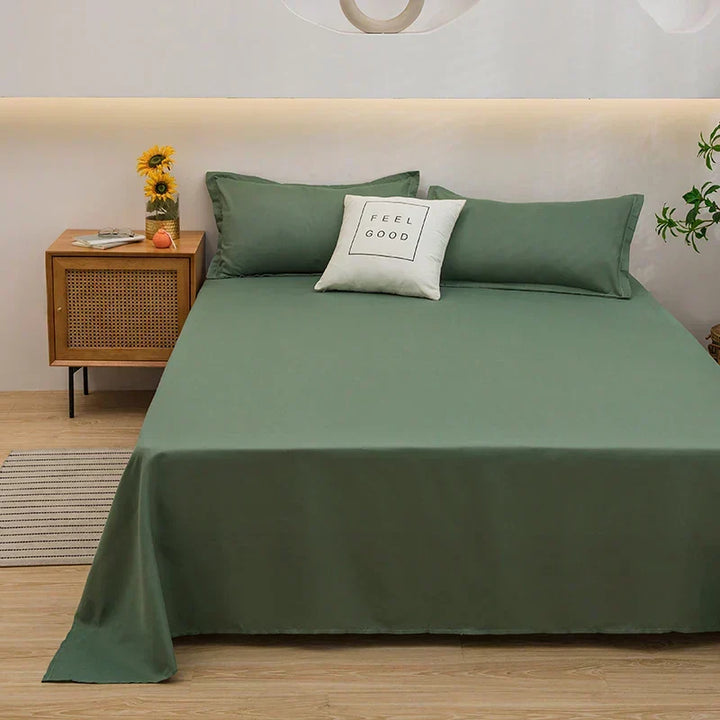 Hochwertiger Leinen-Bettbezug; schlicht & elegant; zeitlose Bettwäsche aus Naturmaterial für Ihr Schlafzimmer.
