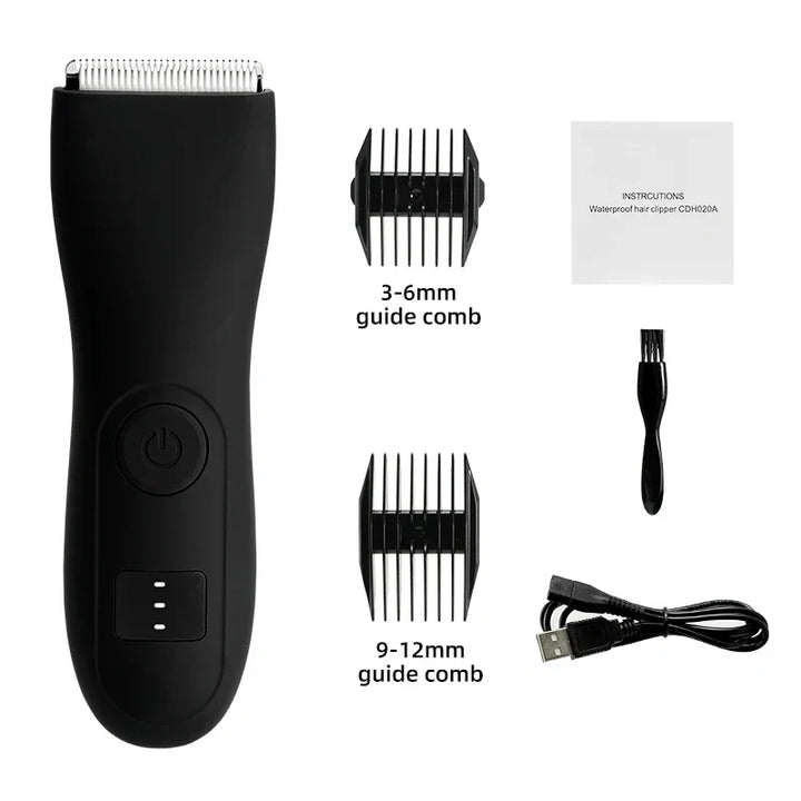 Unisex Körperhaartrimmer für sanfte, präzise Haarentfernung. Wiederaufladbar, ideal für Damen & Herren.