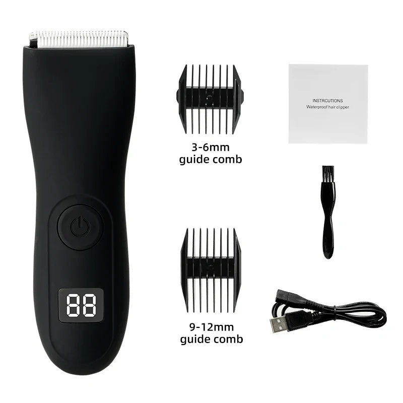Sanfter Körperrasierer für Herren & Damen. Ideal als Intimtrimmer für präzise Ergebnisse.