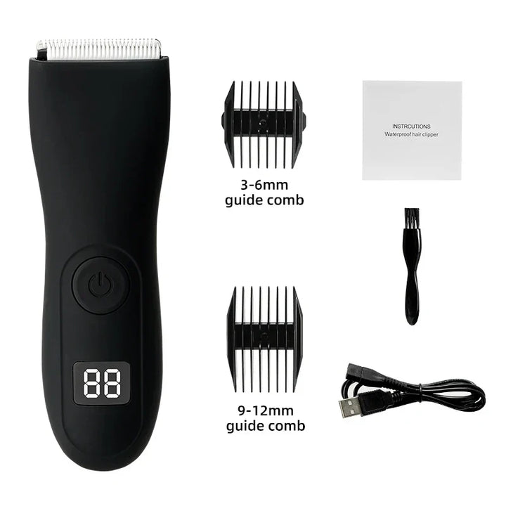 Sanfter Körperrasierer für Herren & Damen. Ideal als Intimtrimmer für präzise Ergebnisse.