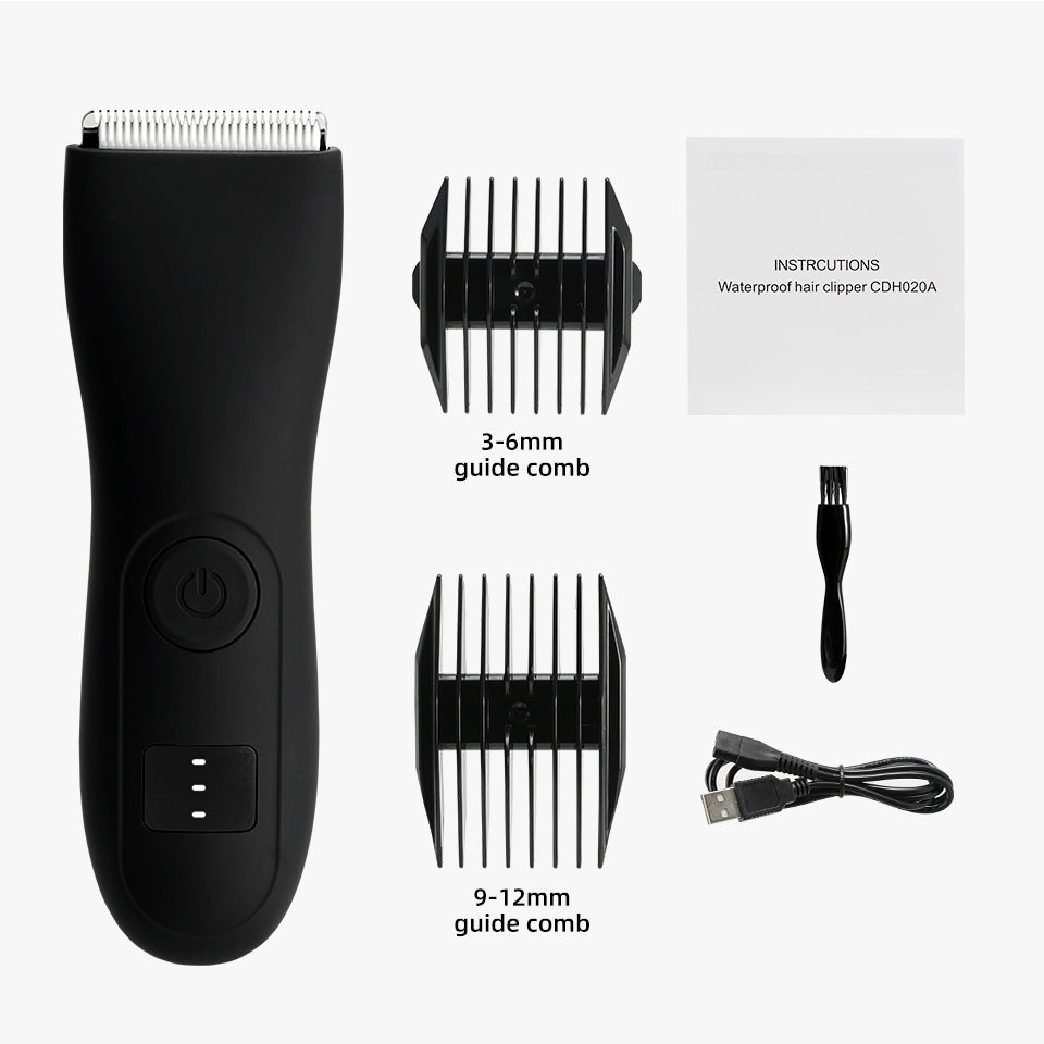 Wiederaufladbarer Intimtrimmer & Körperrasierer für makellose Haarentfernung bei Damen & Herren.
