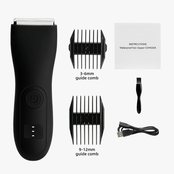 Wiederaufladbarer Intimtrimmer & Körperrasierer für makellose Haarentfernung bei Damen & Herren.