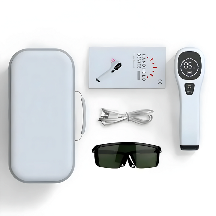 Schmerzlinderungsgerät mit Lasertherapie für schnelle Muskel- & Gelenkerholung; ideal für den Hausgebrauch.