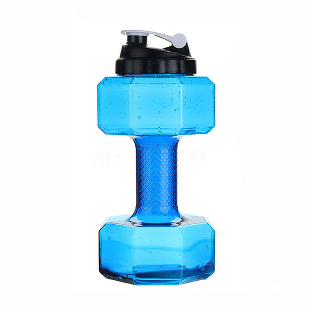 Unisex Sport-Wasserflasche mit integrierter Hantel. Ideal für Fitness-Training, Hydration & Sportzubehör.
