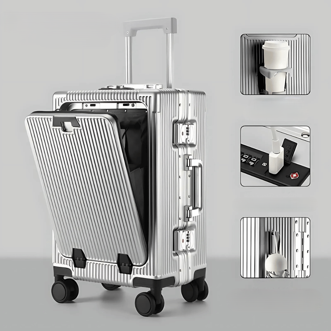 Leichter & robuster Handgepäckkoffer Manhattan Pro, Hartschale, ideal für effizientes Reisen.