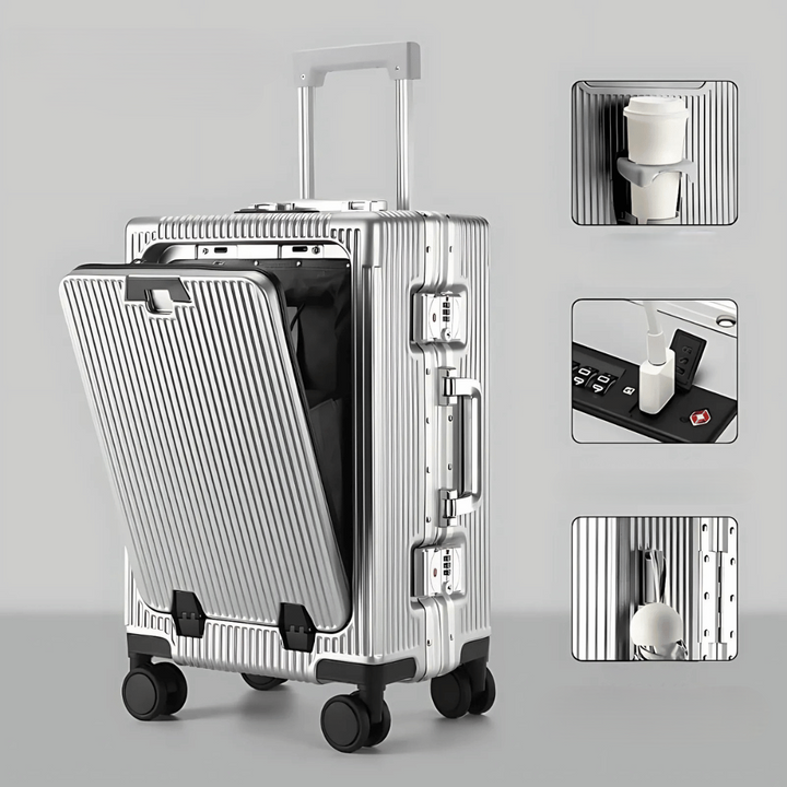 Leichter & robuster Handgepäckkoffer Manhattan Pro, Hartschale, ideal für effizientes Reisen.