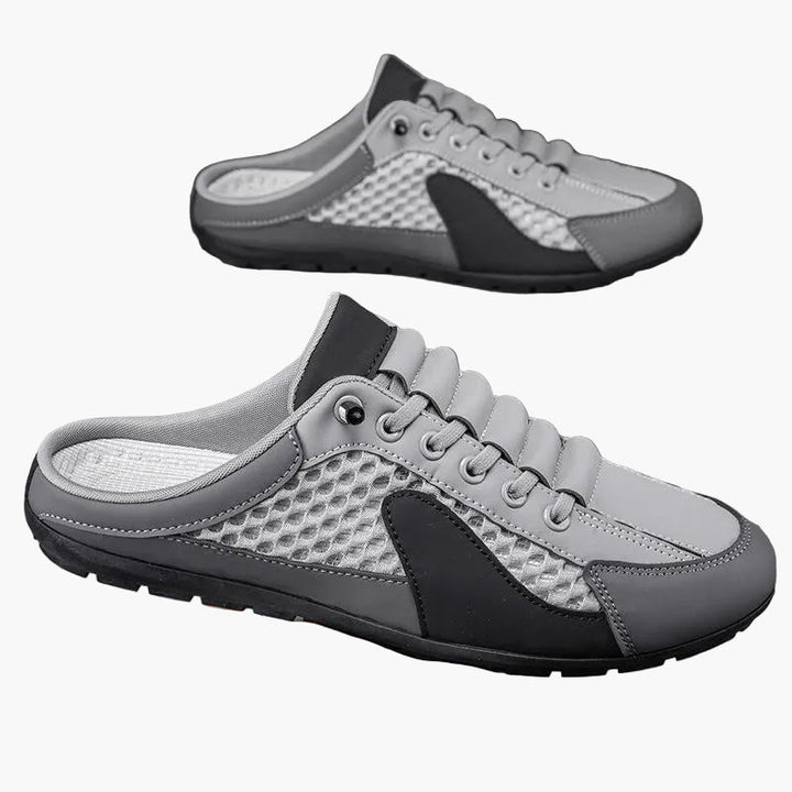 Stilvolle Herren Slipper Sneaker mit offener Ferse, ein leichter und bequemer Freizeitschuh für den Mann.