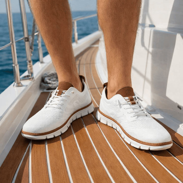 Bequeme Herren Freizeitschuhe: graue Slip-on Sneaker, modern & vielseitig für Freizeit & Sport.