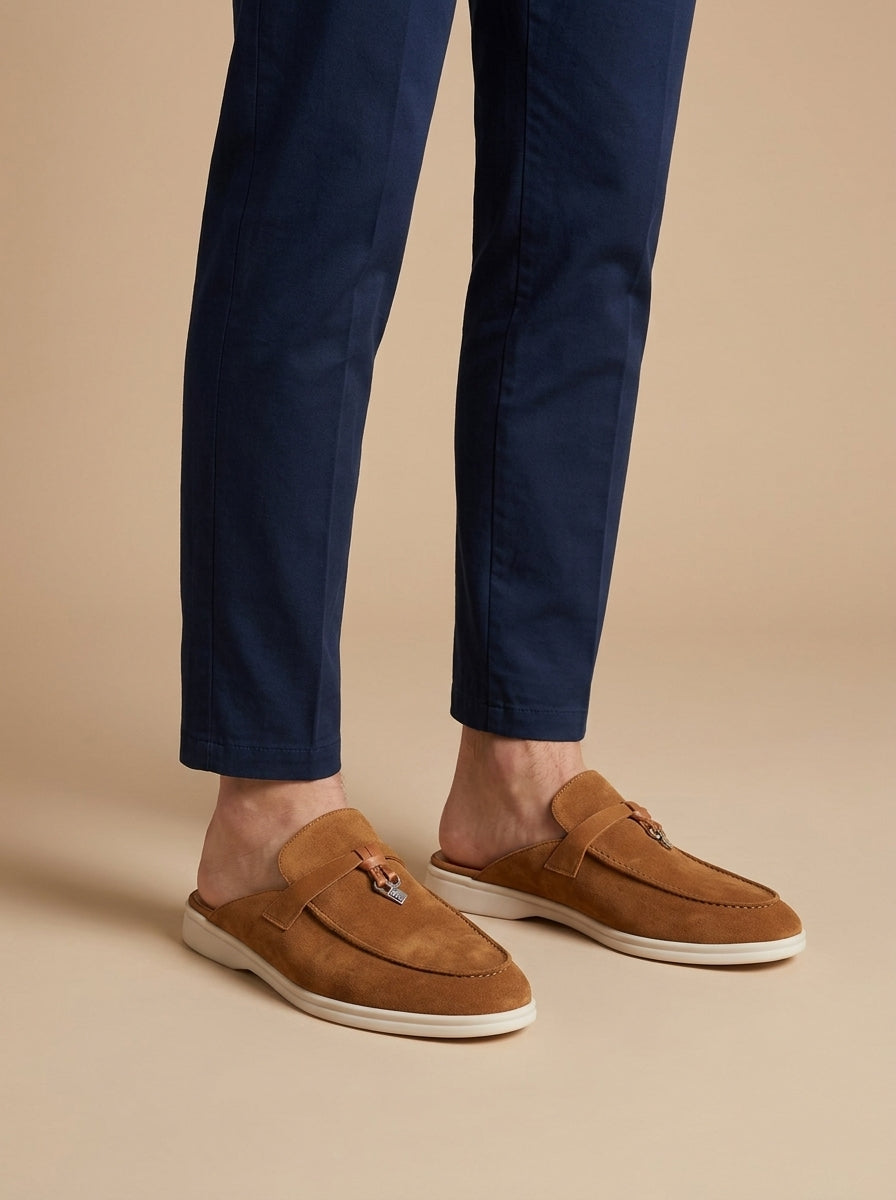 Herren Slipper Mules: Bequeme Slip-On Loafers für Freizeit & Sommer; stilvolle Herrenschuhe.