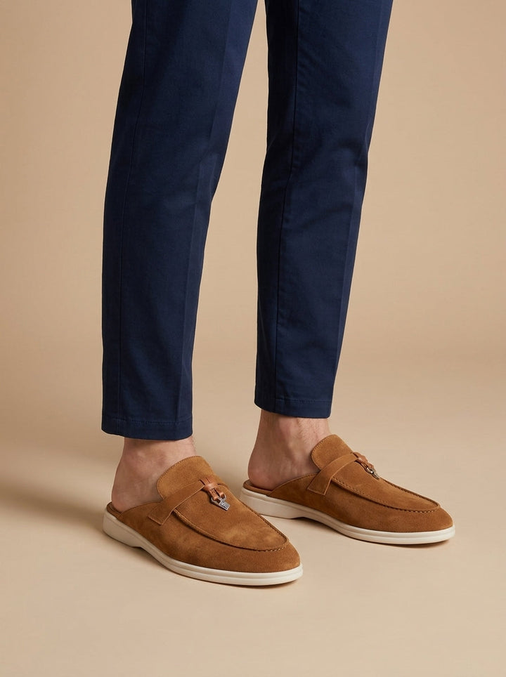 Herren Slipper Mules: Bequeme Slip-On Loafers für Freizeit & Sommer; stilvolle Herrenschuhe.