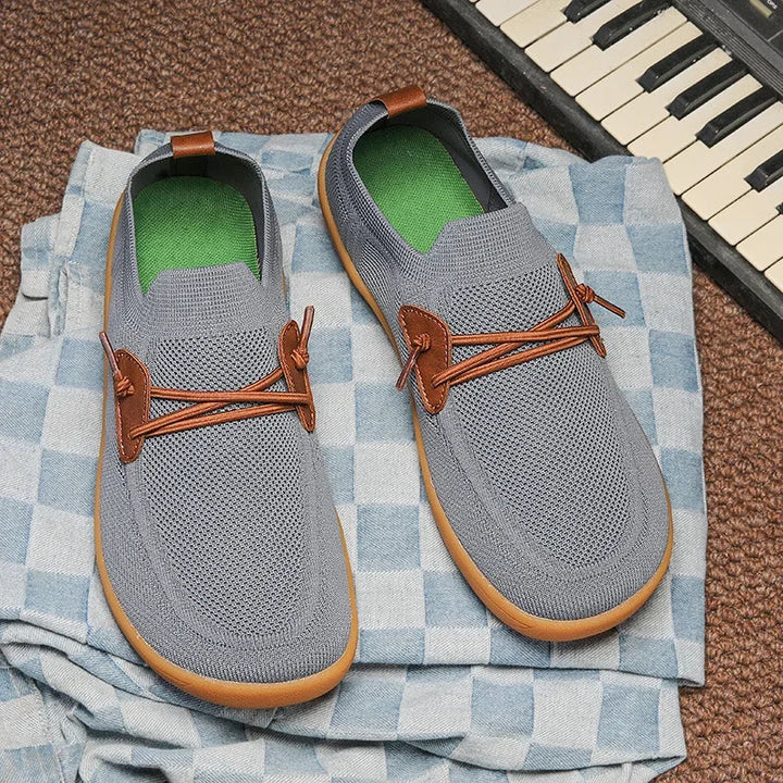 Sportliche braune Herren Barfußschuhe, flexibel und atmungsaktiv für jeden Tag.