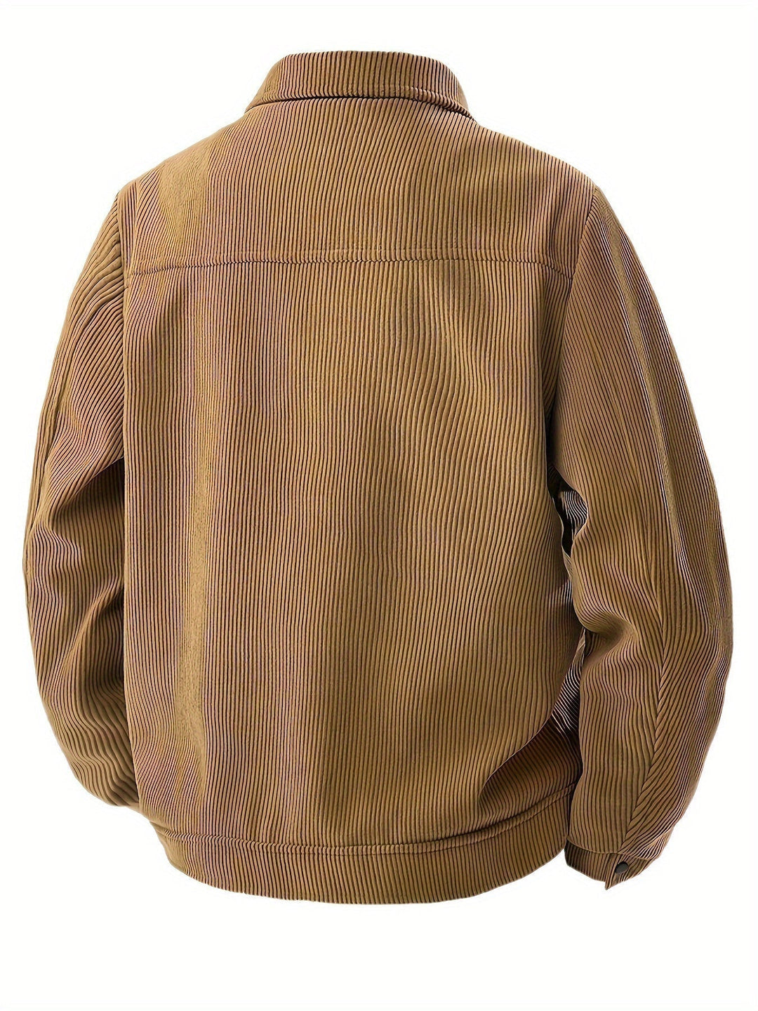 Mann präsentiert eine elegante Herren Cordjacke, ideal für herbstliche Freizeit- und Business Casual Looks.