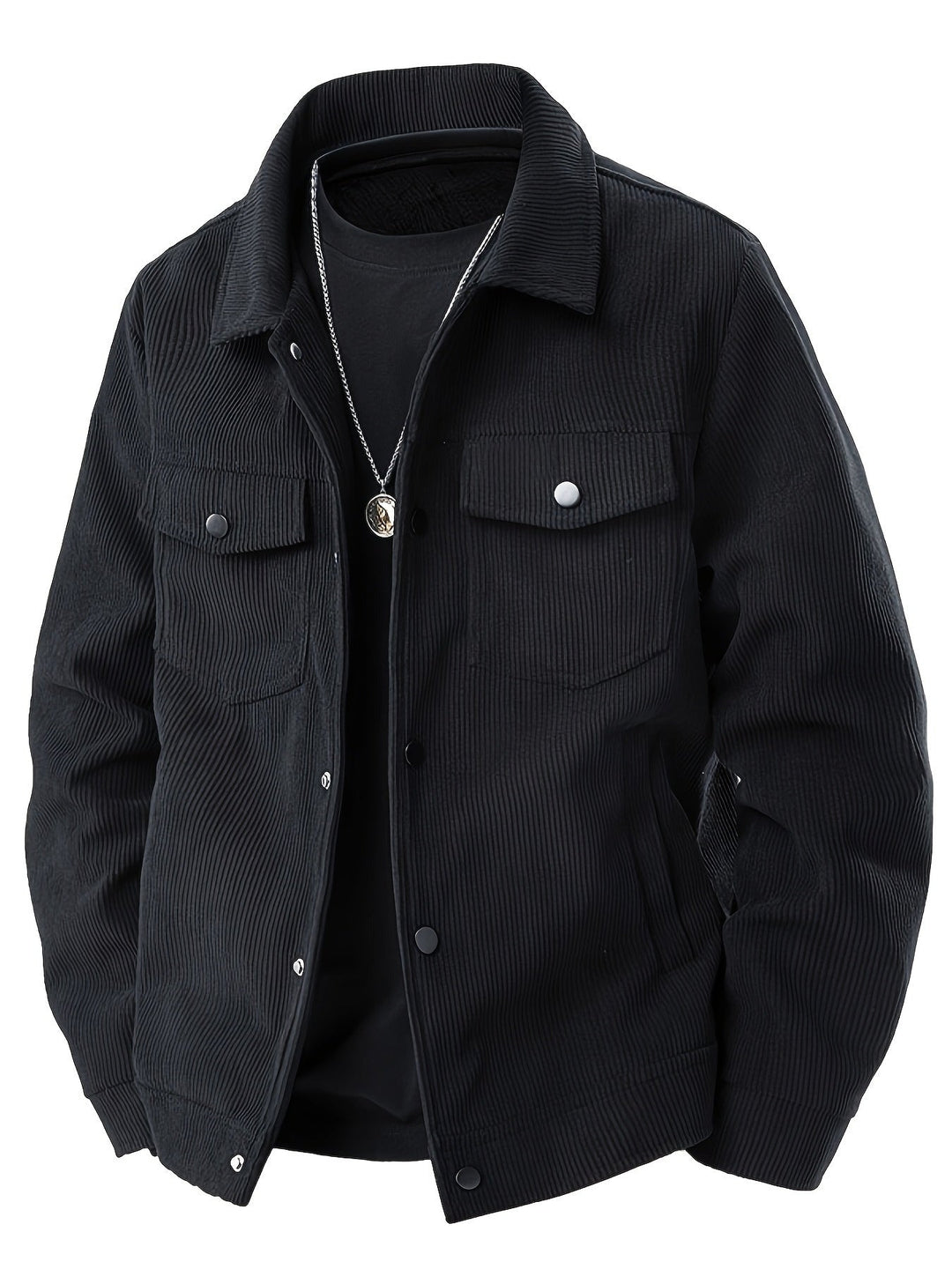 Klassische Herren Cordjacke, perfekte Übergangsjacke für Business Casual und stilvolle Herbst-Outfits.