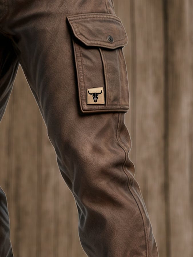 Isolierte Herrenhose im geraden Schnitt, robust & komfortabel. Perfekte Cargo- & Outdoorhose für den Herbst.