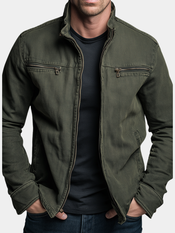 Jonas Herren Übergangsjacke für Herbst, stilvoll und bequem, ideal für Freizeit und Alltag.