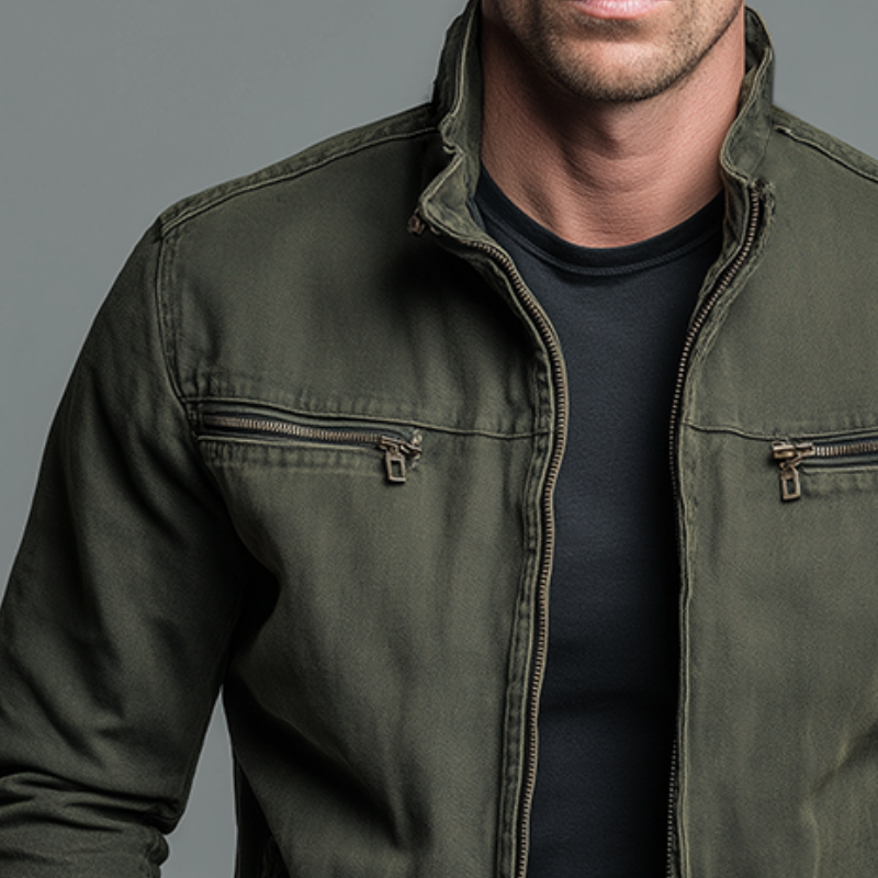 Trendige Jonas Herren Jacke, eine stilvolle Übergangsjacke für modebewusste Männer im Herbst und Frühling.