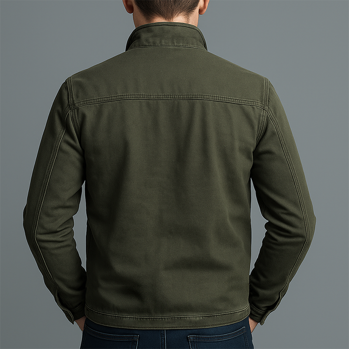 Jonas Herren Übergangsjacke: robust, mit praktischen Details und bequemer Passform, die ideale Freizeitjacke.