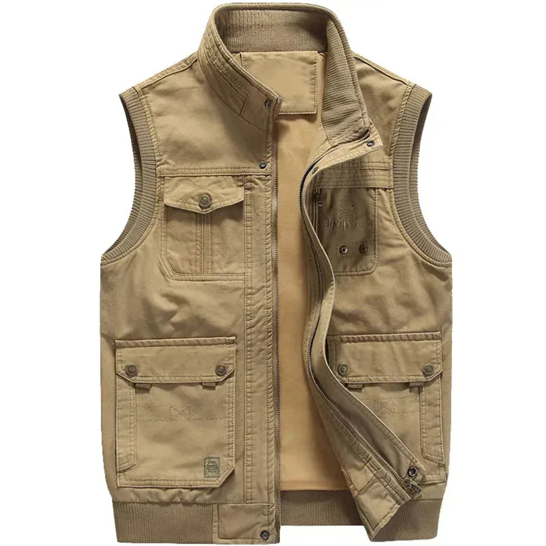 Robuste Herren Funktionsweste Magnus für Outdoor-Aktivitäten. Praktische Wanderweste, ideal für Herren.