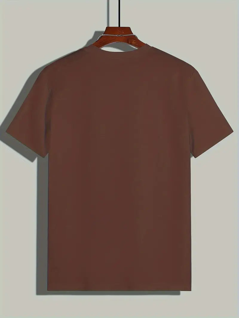 Vielseitiges Herren Baumwoll T-Shirt, ideal als Unterziehshirt oder Solo-Oberteil.