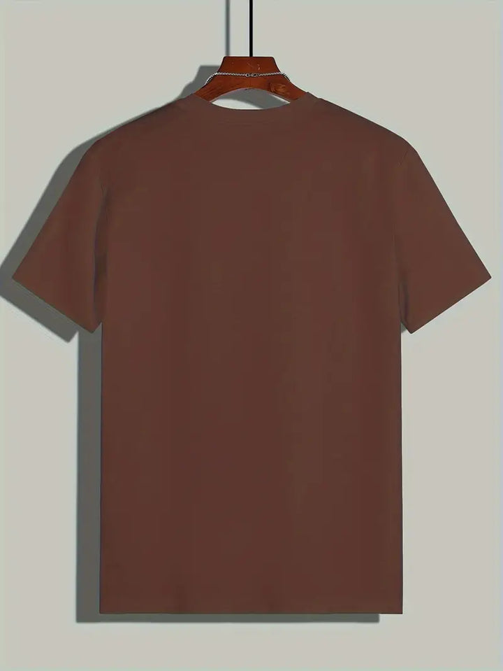 Vielseitiges Herren Baumwoll T-Shirt, ideal als Unterziehshirt oder Solo-Oberteil.
