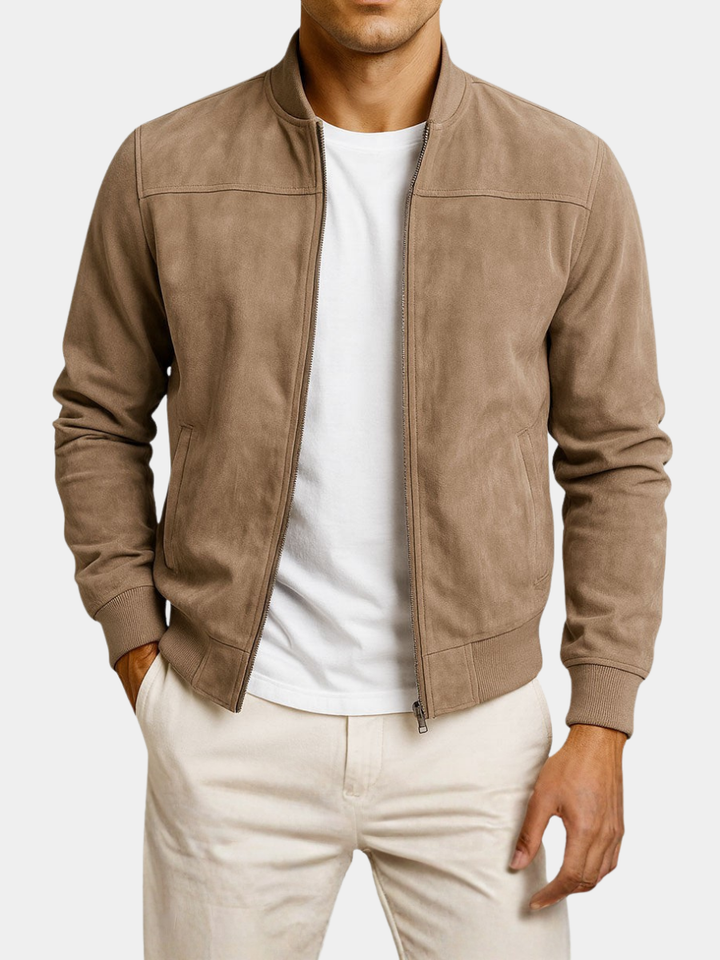 Braune Nico Herren Herbstjacke, stilvoll & vielseitig für Übergangstage. Moderne Herrenmode.