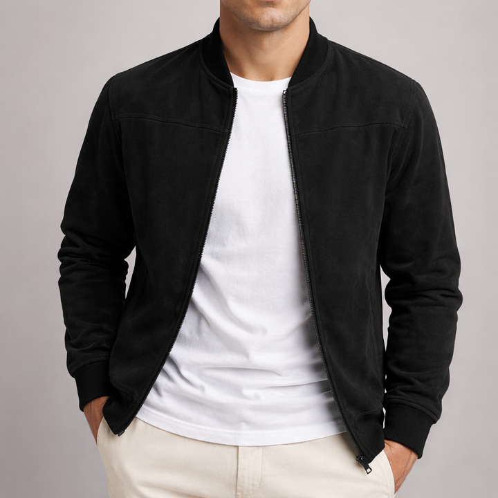 Stilvolle braune Nico Herren Übergangsjacke, ideal für Alltag & Freizeit. Bequeme Herrenmode.