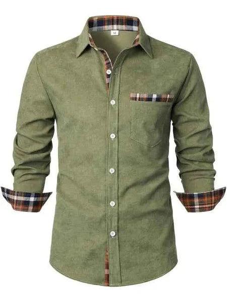Elegantes Herrenhemd Regular Fit, gemustert für Smart Casual Looks, ideal für Business & Freizeit.
