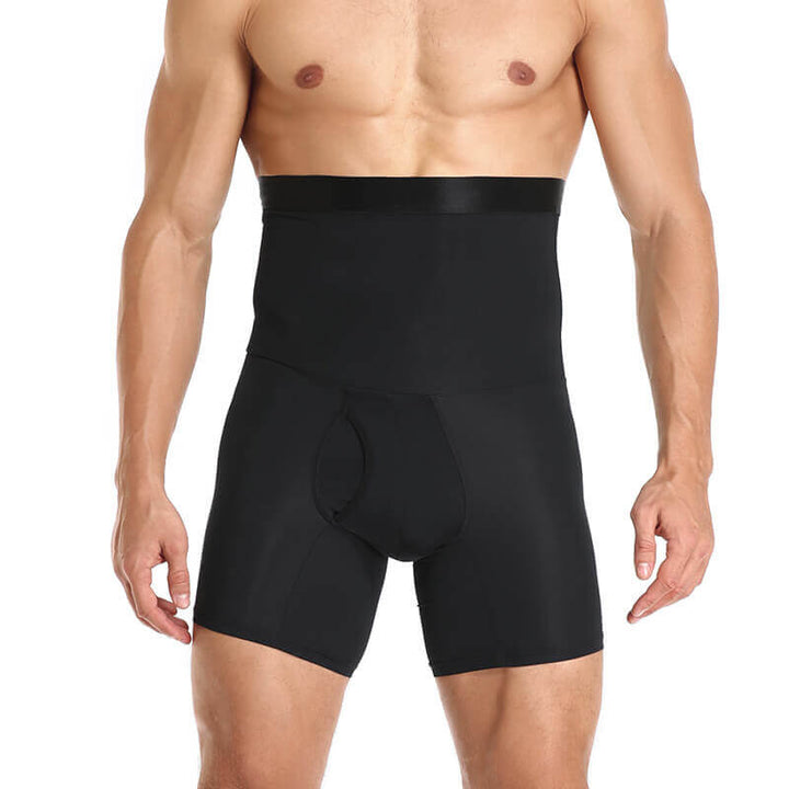 Herren formende Kompressionsboxershorts für bequemen Halt und eine schlanke Silhouette, ganzjährig tragbar.