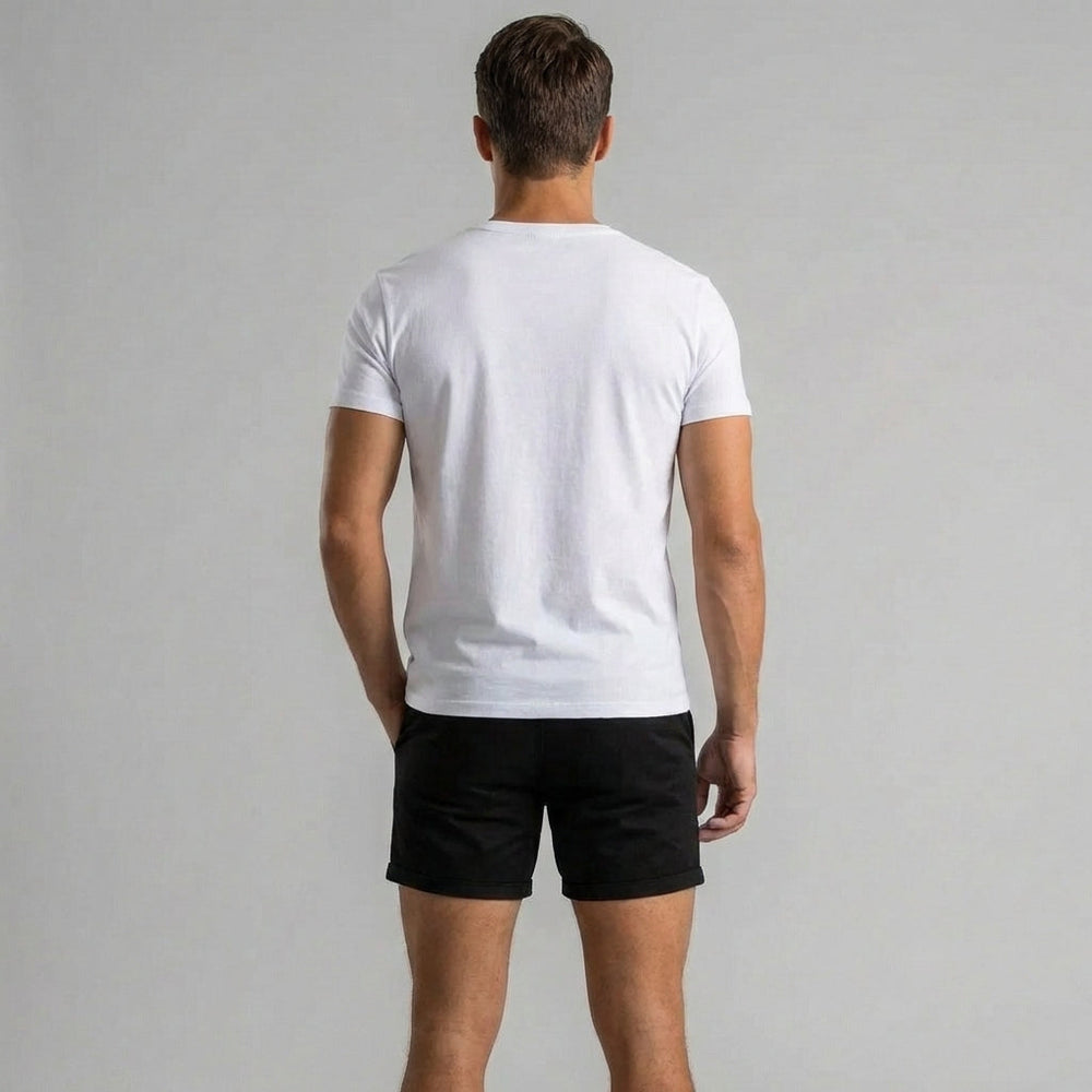 Modische Herren Slim Fit Chino-Shorts. Ideal für Freizeit, Urlaub und warme Sommertage.