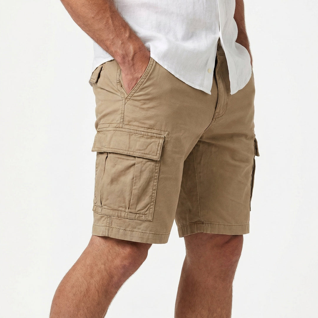 Herren Casual Cargo-Shorts, vielseitig für Freizeit und warme Sommertage. Bequeme Multi-Pocket Utility-Shorts.