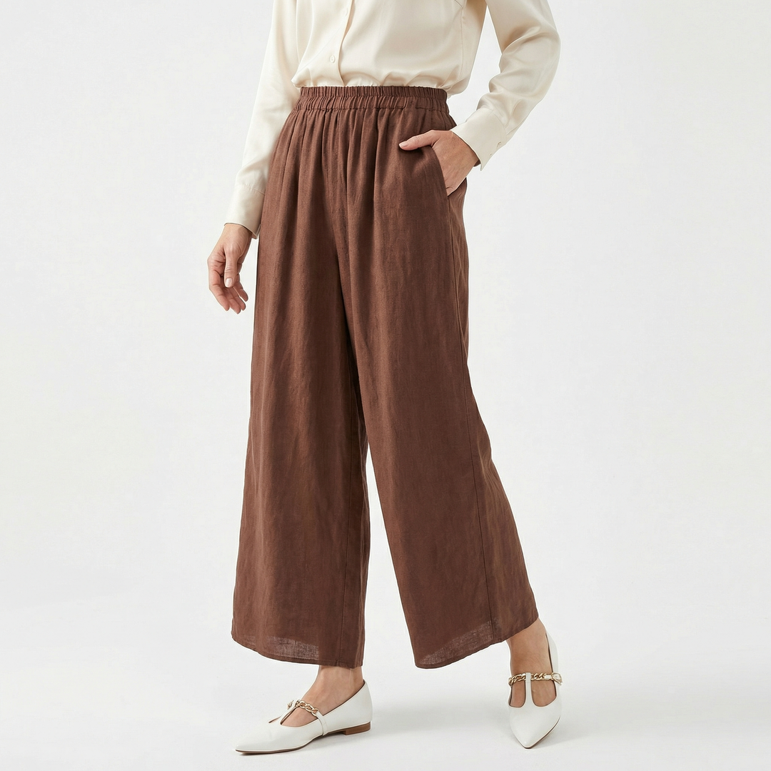 Vielseitige, bequeme Damenhose mit geradem Bein, ideal als Freizeithose für den Alltag.