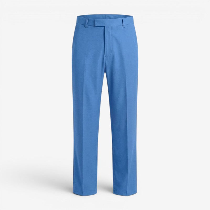 Detailaufnahme: Hochwertiger Stoff der Slim Fit Alltagshose, strapazierfähig & pflegeleicht.