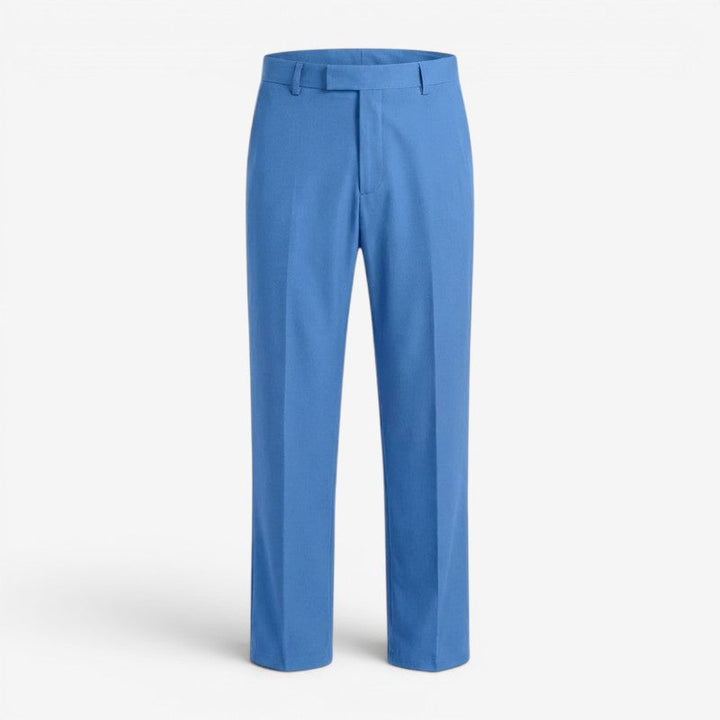 Detailaufnahme: Hochwertiger Stoff der Slim Fit Alltagshose, strapazierfähig & pflegeleicht.