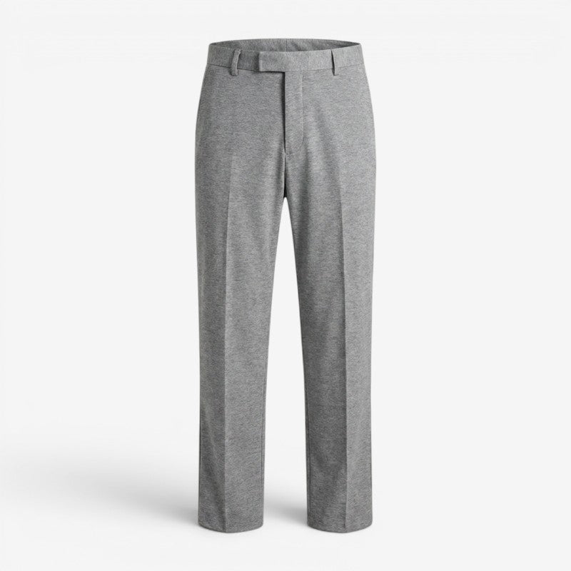 Gefaltete Slim Fit Business Hose, eine elegante Herrenhose mit verstellbarem Bund für jede Garderobe.