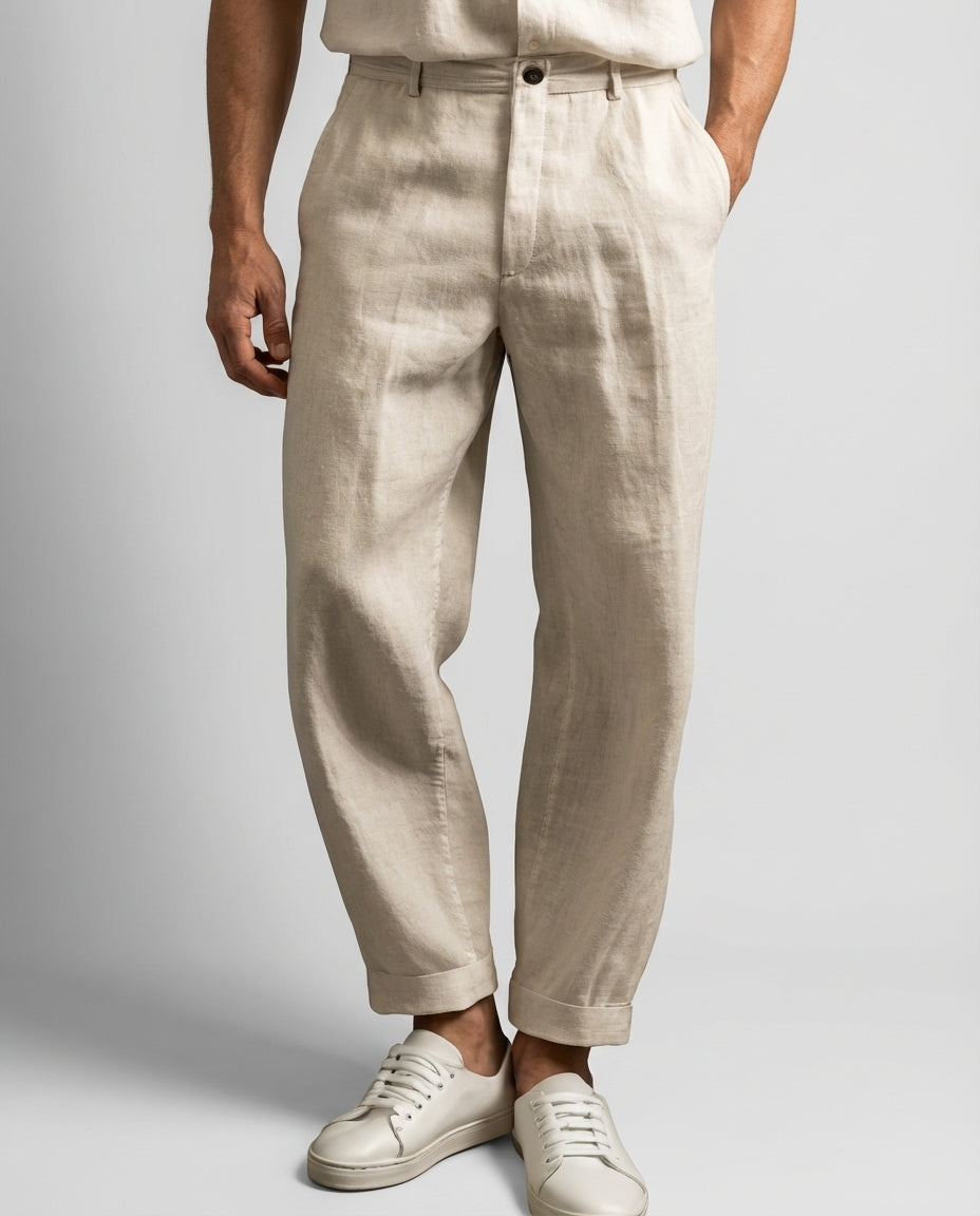 Herren Freizeithose, locker geschnitten, mit elastischem Bund für ultimativen Komfort. Bequeme Herrenhose für Alltag und Freizeit.