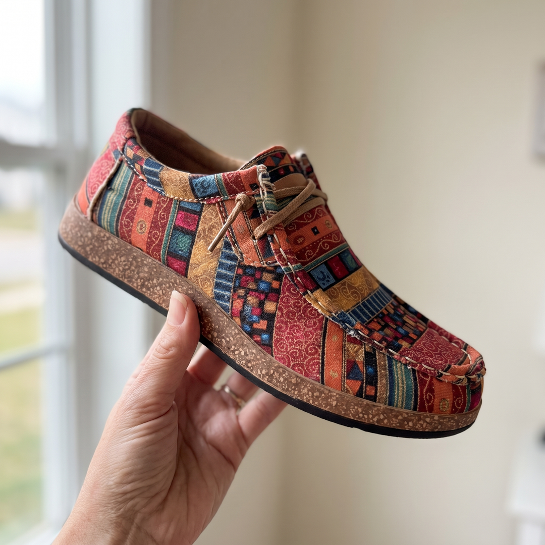 Grüne Damen Orthopädie-Sneaker, ideal für Alltag. Bequemer Freizeitschuh mit guter Stütze.
