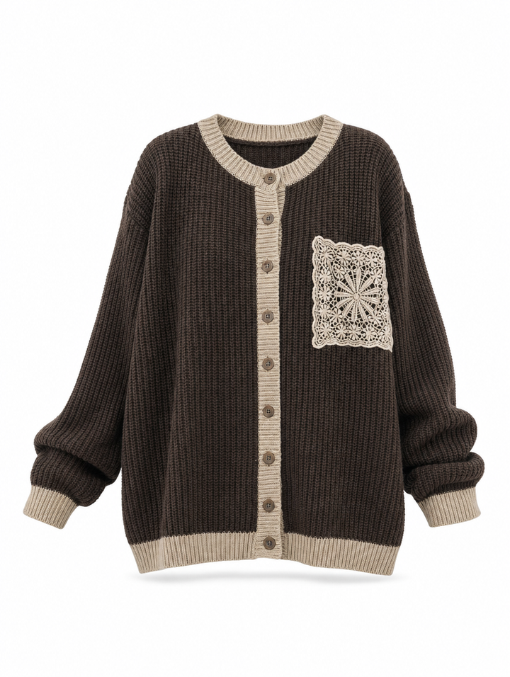 Damen Strickjacke, bequem & stilvoll. Weiches Strick-Oberteil mit Knopfleiste, ideal für Alltag & Freizeit.