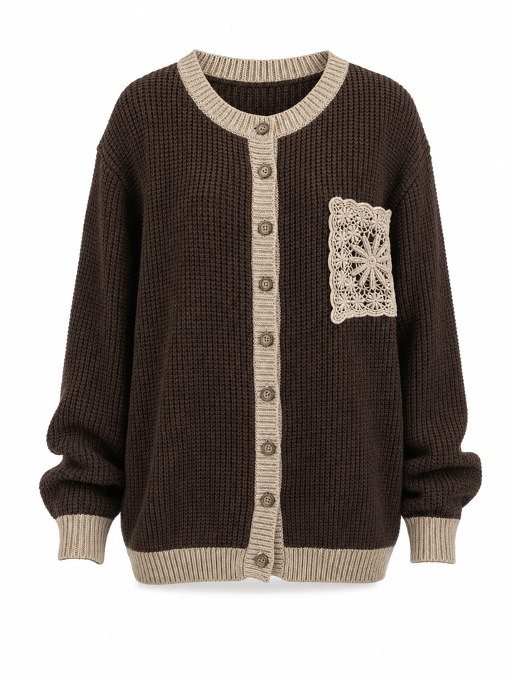 Hochwertige Damen Strickjacke, angenehm weich. Perfekte Herbstmode oder Winterkleidung, mit elegantem Look.