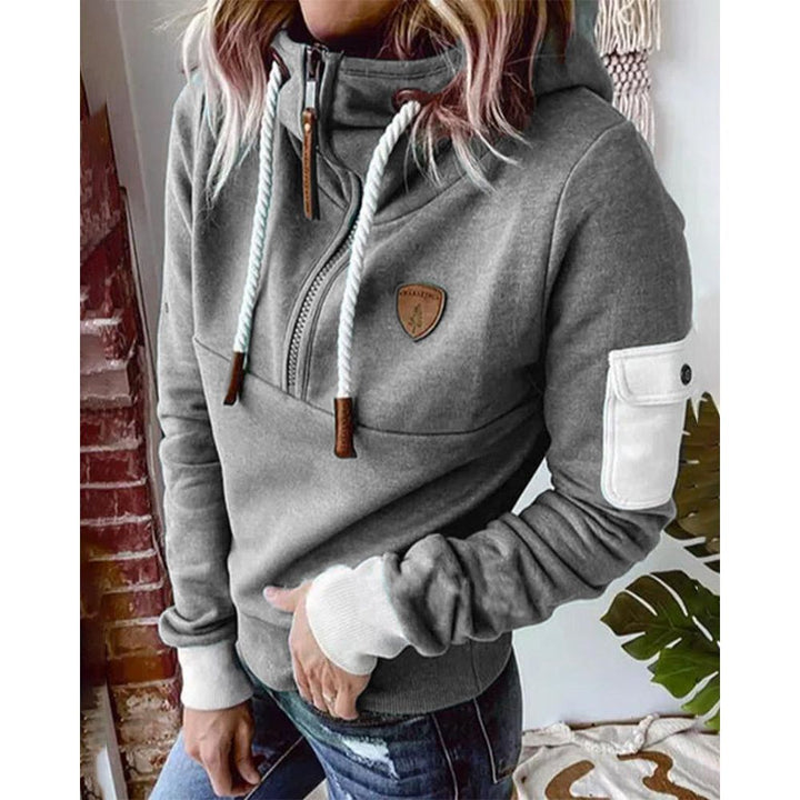 Entspannter Damen Langarm Pullover, super weich und bequem, ideal für einen vielseitigen Alltags-Look.