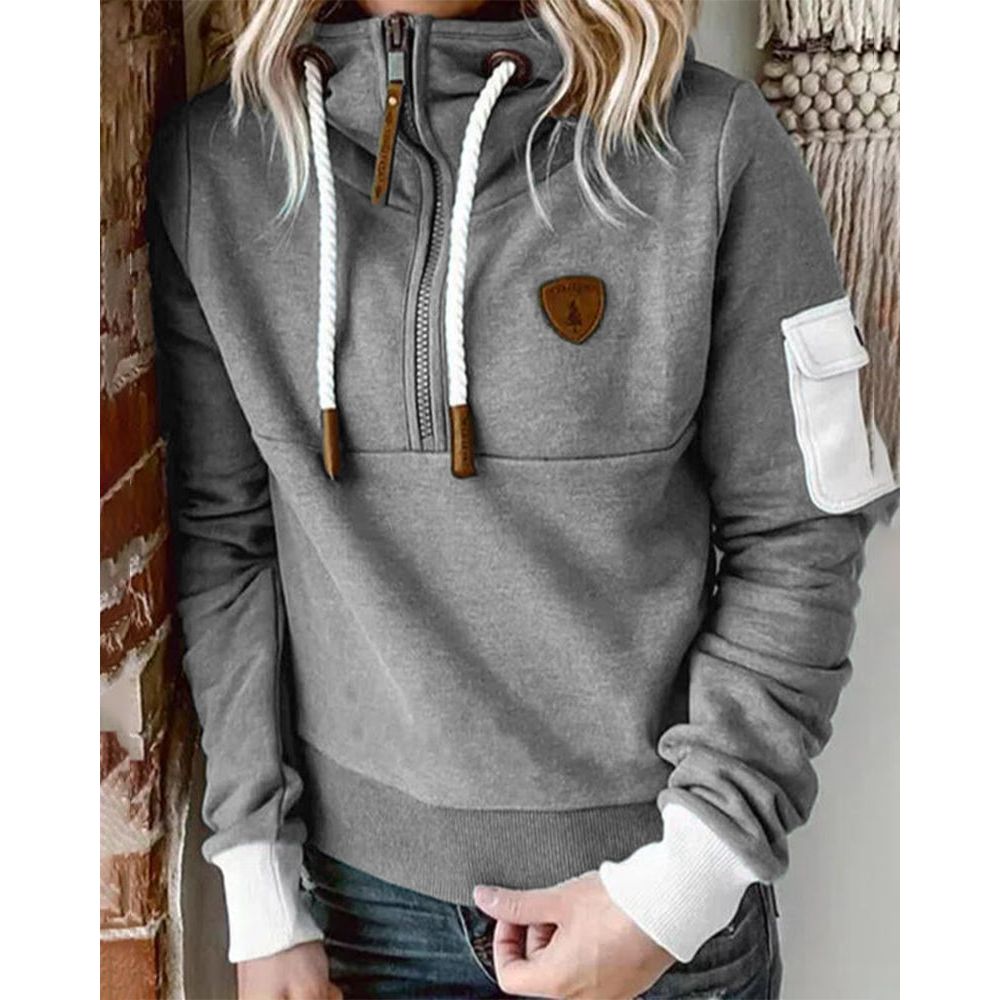 Eleganter Damen Langarm Pullover, weich & bequem, vielseitig kombinierbar für Alltag und Büro.