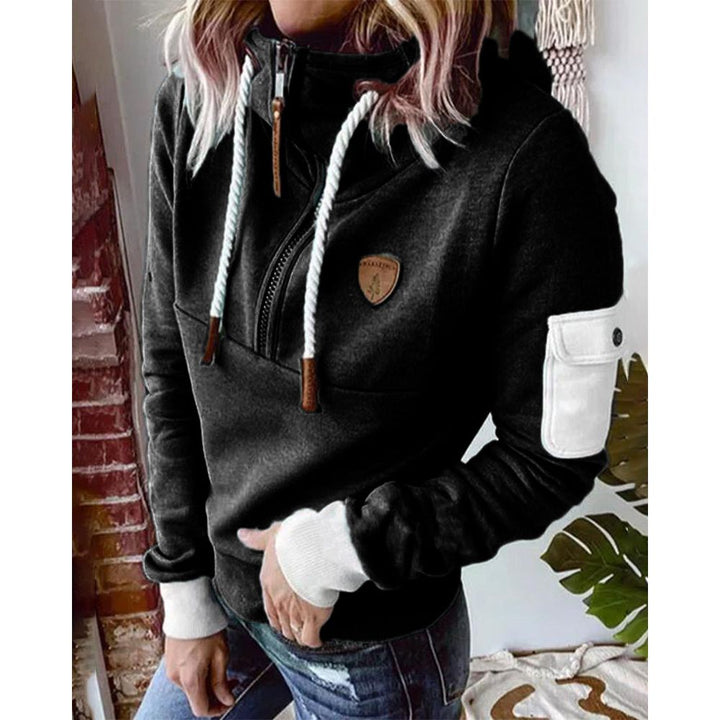 Moderner Damen Pullover, langärmlig, weich und bequem, passend für Büro, Freizeit und mehr.