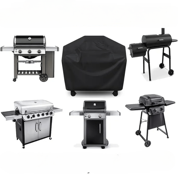 Robuste Grill-Schutzhülle BaroShield mit UV-, Staub- & Regenschutz für Outdoor-Grills ganzjährig.