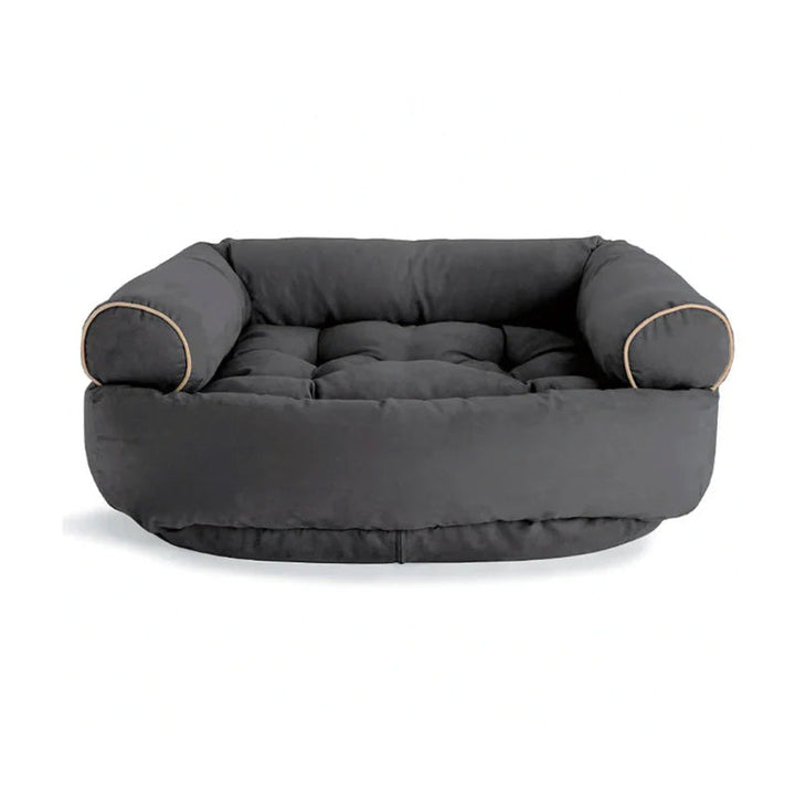 Orthopädisches Hundesofa: Gelenkschonend, beruhigend, waschbar und kratzfest für gesunden Hundeschlaf.