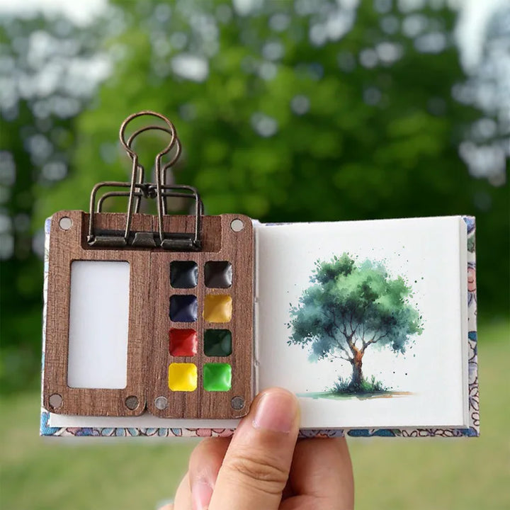 24-Farben Aquarell-Malkasten. Perfektes Kreativset für Schulanfänger, Hobbymaler & Basteln.