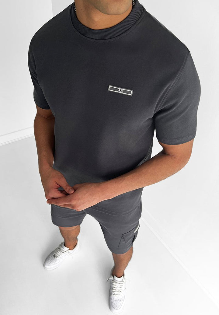 Elegantes Herren Freizeit Set: T-Shirt & Shorts für einen gepflegten Casual-Stil. In 5 Farbvarianten.