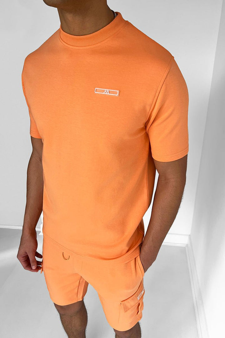 Trendiges Herren T-Shirt & Shorts Set in verschiedenen Farben, ideal für lässige Sommer-Looks.