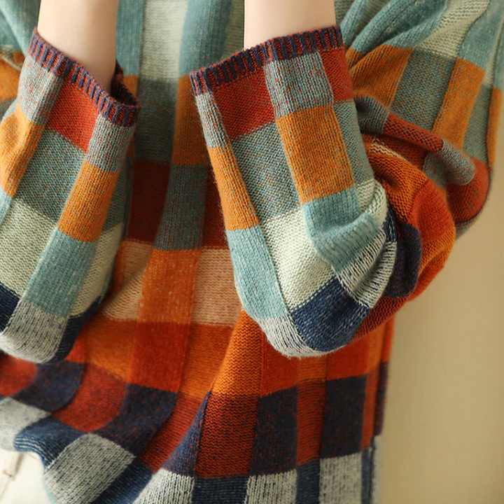 Detailansicht: Hochwertiger Damen Rollkragenpullover aus weichem Strick. Komfortabler Stil für kühle Tage.