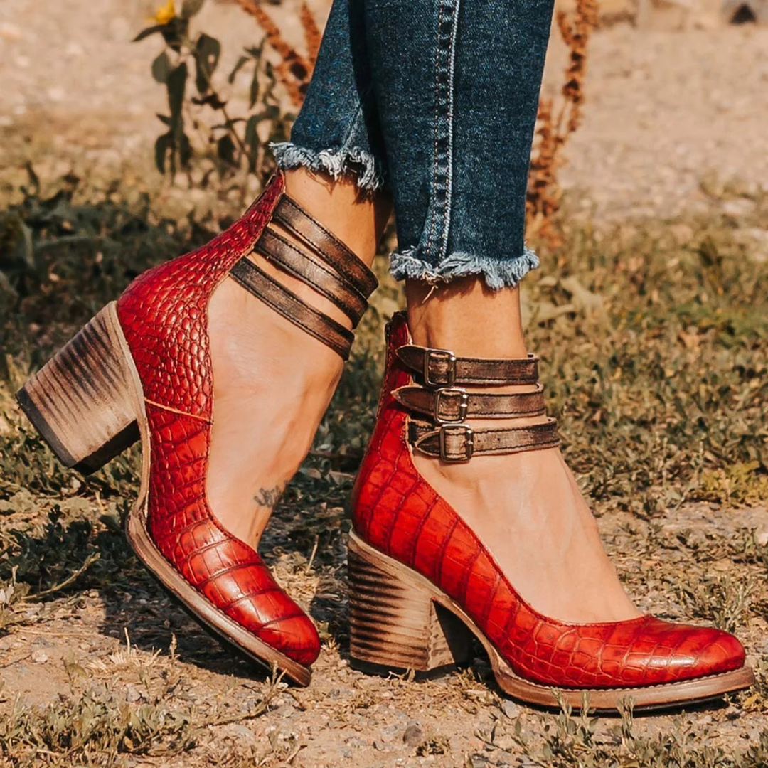 Schicke Damen Business-Pumps, sehr bequem dank Komfort-Innensohle; ideale modische Absatzschuhe.